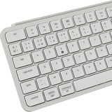 Keychron B6 Pro-K8Z Ultra-Slim toetsenbord Wit, BE lay-out (AZERTY), Scissor switches, 100%, Bluetooth, 2.4GHz
