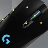 Logitech G703 LIGHTSPEED Gaming Mouse Zwart, 100 - 25.600 dpi, RGB leds