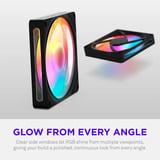 NZXT F140 RGB case fan Zwart, 140 x 140 x 25 mm, PWM