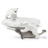 Schleich Wild Life - IJsberen glijfeestje speelfiguur 
