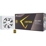 Seasonic VERTEX GX-1200 White Edition,  modulaire 1200 watt voeding  Wit, 3x PCIe, 1x 12VHPWR, 3x PCIe, kabelmanagement