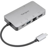 Targus USB-C DP Alt Mode Single Video 4K HDMI/VGA Docking Station Grijs, + 100W Power Delivery