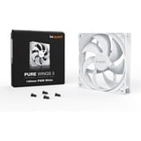 be quiet! Pure Wings 3 PWM case fan Wit, 140 x 140 x 25 mm