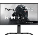 iiyama G-Master Black Hawk GB2441HSU-B1 23.8" gaming monitor Zwart, 144Hz, HDMI, DisplayPort, USB, Audio, AMD Free-Sync