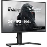 iiyama G-Master Black Hawk GB2441HSU-B1 23.8" gaming monitor Zwart, 144Hz, HDMI, DisplayPort, USB, Audio, AMD Free-Sync