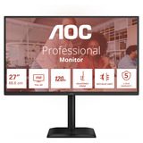 AOC 27E4CV 27" monitor Zwart, HDMI, DisplayPort, 4x USB-A, USB-B, USB-C, RJ-45