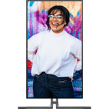 AOC U27U3CV 27" 4K UHD monitor Zwart/zilver, HDMI, DisplayPort, USB-hub, LAN, Audio