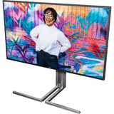 AOC U27U3CV 27" 4K UHD monitor Zwart/zilver, HDMI, DisplayPort, USB-hub, LAN, Audio