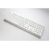 Ducky One 3 Classic Pure White, toetsenbord Wit, US lay-out, Cherry MX Blue, RGB led, Double-shot PBT, Hot-swappable, QUACK Mechanics