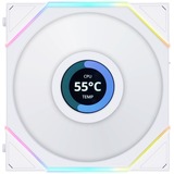 Lian Li UNI FAN TL 120 LCD Reverse Blade RGB case fan Wit, 120 x 124 x 28 mm