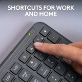 Logitech Signature Slim K950 draadloos toetsenbord Grafiet, US-International lay-out (QWERTY)