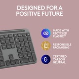 Logitech Signature Slim K950 draadloos toetsenbord Grafiet, US-International lay-out (QWERTY)