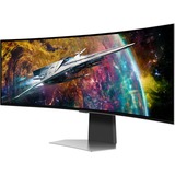 SAMSUNG Odyssey OLED G9 S49CG954SU 49" Curved UltraWide gaming monitor Zilver, 1x HDMI, 1x DisplayPort, USB-A 3.2, Wi-Fi, BT, 240Hz