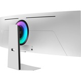 SAMSUNG Odyssey OLED G9 S49CG954SU 49" Curved UltraWide gaming monitor Zilver, HDMI, DisplayPort, USB-A, Wi-Fi, BT, 240 Hz