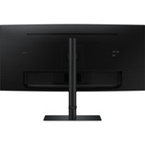 Samsung ViewFinity S6 S65UC 34" Curved UltraWide monitor Zwart, HDMI, DisplayPort, 3x USB-A, USB-B, USB-C, RJ-45