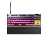 SteelSeries Apex Pro TKL Gen 3 (Cyber) RGB mechanisch gaming toetsenbord Neongeel, US lay-out (QWERTY), SteelSeries OmniPoint 3.0, 80% (TKL)