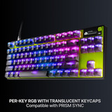 SteelSeries Apex Pro TKL Gen 3 (Cyber) RGB mechanisch gaming toetsenbord Neongeel, US lay-out (QWERTY), SteelSeries OmniPoint 3.0, 80% (TKL)