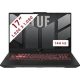 ASUS TUF Gaming A17 (FA707NV-HX023W) 17.3"  gaming laptop Grijs | Ryzen 7 7735HS | RTX 4060 | 16 GB | 512 GB SSD | 144 Hz