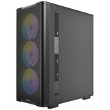 Antec VX310 ARGB midi tower behuizing Zwart | 3x USB-A | Tempered Glass