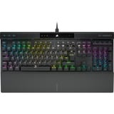 Corsair K70 PRO Black, gaming toetsenbord Zwart, BE Lay-out, Corsair OPX, RGB leds, PBT double-shot
