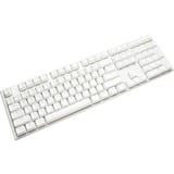 Ducky One 3 Classic White, gaming toetsenbord Wit/zilver, BE Lay-out, Cherry MX RGB Red, RGB leds, ABS