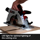 EINHELL Accu Handcirkelzaag TE-CS 18/190 Li BL - Solo Rood/zwart, Accu en oplader niet inbegrepen
