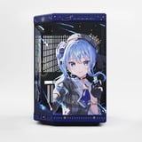 HYTE Hoshimachi Suisei Y70 midi tower behuizing Blauw | 2x USB-A | 1x USB-C | Tempered Glass