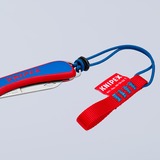 KNIPEX Electriciën Zakmes 16 20 50 SB Rood/blauw, Lengte 120mm