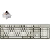 Keychron C2 Pro 8K-H3, toetsenbord Beige, BE Lay-out, Keychron Super Brown, RGB leds, Hot-swappable