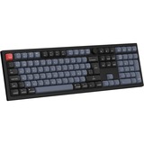 Keychron V6 Max-D4 QMK, toetsenbord Zwart, BE Lay-out, Gateron Jupiter Banana, RGB leds, Hot-swappable, Bluetooth, 2.4GHz