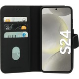 Mobiparts Samsung Galaxy S24 - 2-in-1 leather wallet case telefoonhoesje Zwart