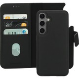 Mobiparts Samsung Galaxy S24 - 2-in-1 leather wallet case telefoonhoesje Zwart