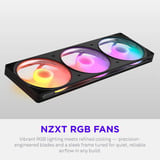 NZXT F420 RGB case fans Zwart, 3 stuks, 420 x 140 x 25 mm, PWM