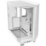 NZXT H6 Flow RGB midi tower behuizing Wit | 2x USB-A | 1x USB-C | RGB | Tempered Glass