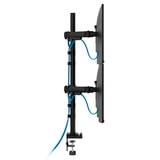 Neomounts DS60-600BL2-2 Quadruple monitorarm voor vier schermen 10-32" Zwart