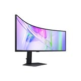 Samsung ViewFinity S9 S95UC 49" Curved UltraWide monitor Zwart, 2x HDMI, DisplayPort, 3x USB-A, USB-B, USB-C, RJ-45
