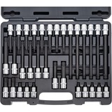 VIGOR Torx Ball-head schroevendraaier doppenset V7917 dopsleutel Zwart, 32-delig