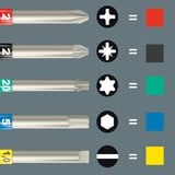 Wera Kraftform Kompakt 838 RA S Imperial Set 1 bitset Zwart/groen, 14‑delig