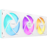 be quiet! Light Wings Pro IO Reverse RGB case fans Wit, 3 stuks, 420 x 140 x 28 mm, Single Frame