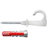 fischer DUOPOWER 6X30 EasyHook Round K 6 plug Wit