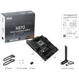 ASUS X870 MAX GAMING WIFI7 socket AM5 moederbord 2.5Gb-LAN, WLAN, BT, Sound, ATX