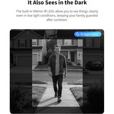 Aqara Deurbelcamera G400 (bedraad) Zwart, 2K