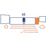 BOLD SX-65 Bold Smart Cylinder elektronisch deurslot 