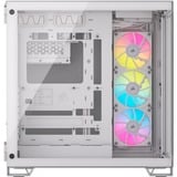 Corsair iCUE LINK 6500X RGB midi tower behuizing Wit | 4x USB-A | 1x USB-C | RGB | Window