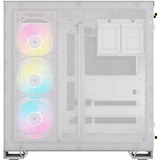 Corsair iCUE LINK 6500X RGB midi tower behuizing Wit | 4x USB-A | 1x USB-C | RGB | Window