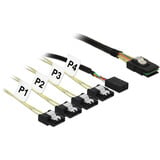 DeLOCK Mini SAS SFF-8087 > 4x SATA 7-pin reverse kabel 