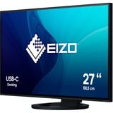 EIZO EV2781-BK 27" monitor Zwart, HDMI, DisplayPort, 4x USB-A 3.2 (5 Gbit/s), USB-C