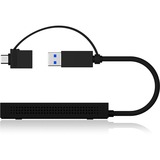 ICY BOX USB-C/-A > Dubbele HDMI-splitser IB-SPL1029AC hdmi splitter Zwart