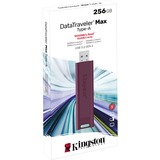 Kingston DataTraveler Max 256 GB usb-stick Bordeaux, DTMAXA/256GB, USB-A 3.2 Gen 2 (10 Gbit/s)