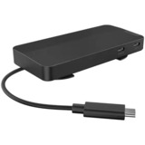 Lenovo USB-C-Travel Dock voor 2 schermen dockingstation Zwart